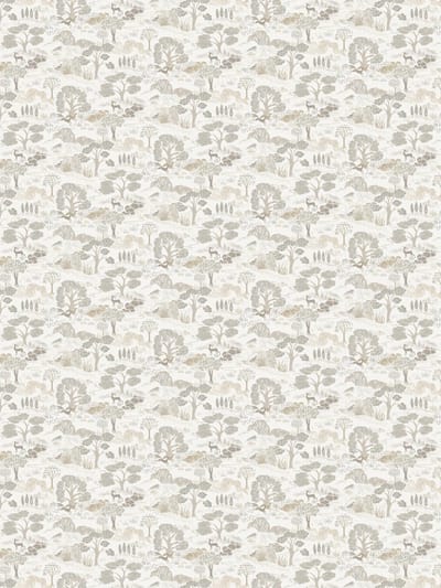 Boråstapeter Vliesbehang 5524 - Swedish Grace - Toile de Jouy Grijs - 53cm x 10.05m