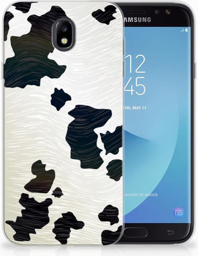 Samsung Galaxy J7 2017 | J7 Pro TPU Hoesje Koeienvlekken
