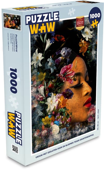 Puzzel Abstract - Vrouw - Natuur - Legpuzzel - Puzzel 1000 stukjes volwassenen