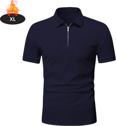 Bovista Poloshirt Heren - T-Shirt Heren - Shirt - Overhemd - Polo Shirt - Marineblauw - XL