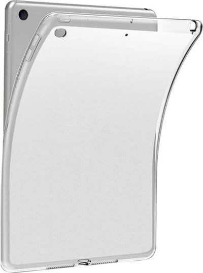 DrPhone PP2 – Zachte Siliconen TPU Hoesje – iPad 10.2 Inch 2019 – Doorzichtig – Cover Case