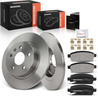 Frankberg 2x remschijven 4x remblokken achteras voor Chevrolet