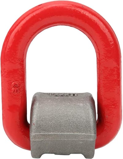 Verstevigde lasankers van legeringstaal, D-ring voor bevestiging, ideaal voor auto, kraan en boottrailer, 2T 4410lbs, 14mm, veilig en duurzaam