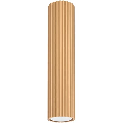 Sollux Lighting Plafondlamp Karbon - GU10 - gouden - aluminium - 30x6.5x6.5cm