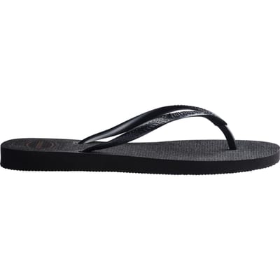 Havaianas Havaianas Slim Gloss Slippers zwart Rubber
