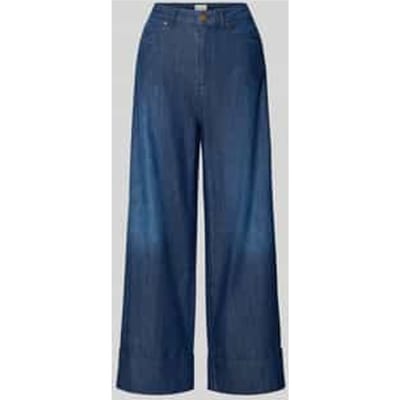 Wide leg jeans in verkorte pasvorm model 'VELINA'