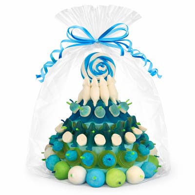 Traktatie Snoeptoren - Geboorte Jongen - Kant en Klare Traktaties - Babyshower - Snoeptaart