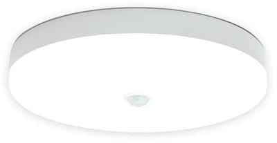 JeiibrZui Oplaadbare LED Plafondlamp met Bewegingssensor - 360° Detectie - 3000K Wit Licht - Eenvoudige Montage - Voor Badkamer Gang Berging & WC