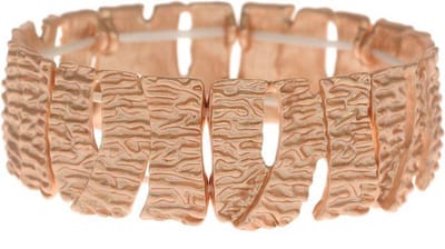 Behave - Rekarmband dames - Rosékleur sculptuurstijl - Casual chic