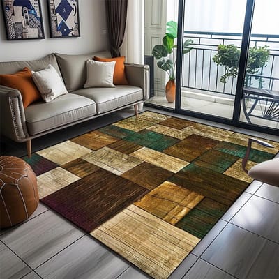 Modern Geometrisch Tapijt Woonkamer Abstracte Decoratie Huis Sofa Wasbaar Groot Formaat Vloerkleden Slaapkamer Garderobe Antislip Vloermatten 100*160cm