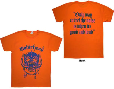 Motorhead - Good & Loud Heren T-shirt - S - Oranje