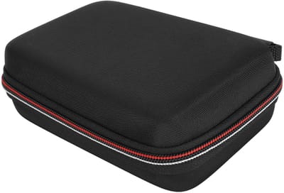 Dailygoods- Draagtas Harde Reistas - Draagbare Tas - Opbergtas - Voor 3DS XL/2DS XL - Nylon - Zwart - Met Speelgleuf en Binnenvak