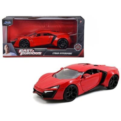 Fast & Furious and Furious 1:24 2013 Lykan Hypersport Auto's op schaal