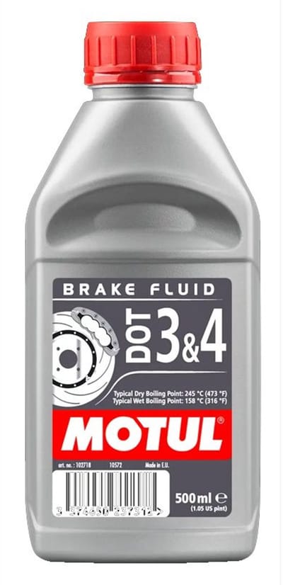 MOTUL Remvloeistof DOT 3&4 - 500ml - stabiel kookpunt