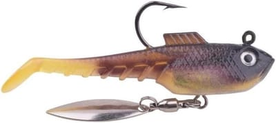 Zacht Rubber Visaas - Kunst Aas Wobbler - Roofvis Vangen - Roterende Lepel - 7 cm 11.5g - Glitter