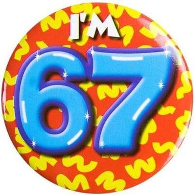 Button - Abraham 50 jaar (55 mm)