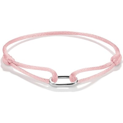 Thomas Sabo - C1210-001-9-l24v - Armband - Dames - 925 Zilver en polyester - 14-24cm - Bedel Club Connect