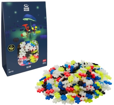 Plus-Plus Glow in the dark 300 delige bouwset - 3975 - Bouwspeelgoed - Constructiespeelgoed - Set met bouwstenen - Vanaf 5 jaar