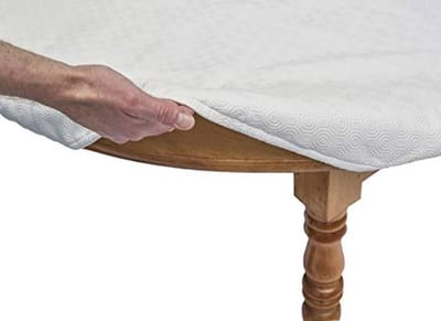 Elastische Tafelbeschermer voor Ovale Tafels - Geschikt voor Tafels van 150-170 cm