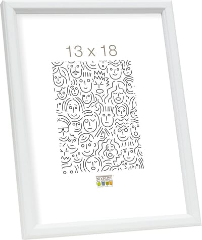 Deknudt Frames fotolijst S236K1 - wit hout - voor foto: 13x18 cm