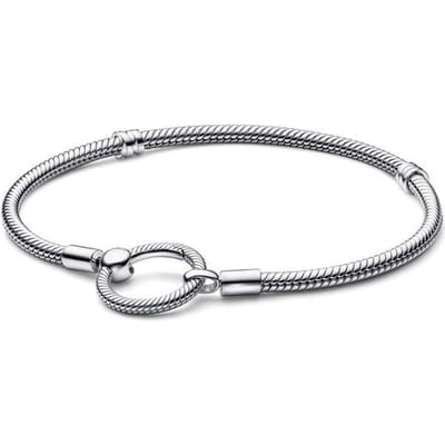 Originele Shooting Star Sluiting Signature T-Bar Sluiting Slangenketting Armband Geschikt 925 Sterling Zilveren Bedel DIY Sieraden 17cm gray