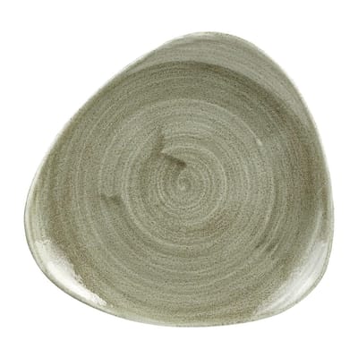 Churchill Stonecast Patina Burnished Green Lotus Bord 19.7cm (12 stuks)