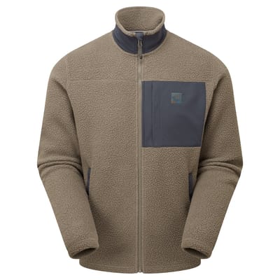 Sprayway Whitle Fleecejack - Heren Lange rits fleece - Brownstone/ Dark Graphit