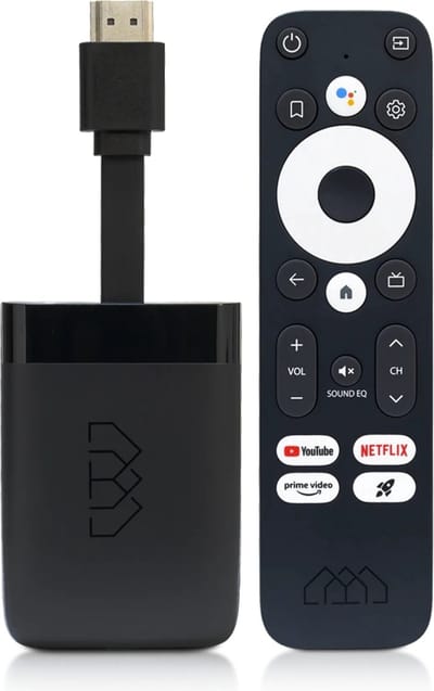 HOMATICS Dongle R - Google Mediaplayer 4K UHD - ChromeCast - Android TV 14