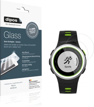 dipos – 2x Pantserfolie geschikt voor Myria MY9518 | 9H Screenprotector