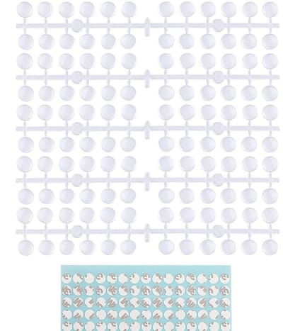 Dailygoods- Valse Nagels Set 240 Stuks - Ovale Valse Nagels - Nagellak Kleurkaart - Nail Art DIY - Scherpe Prijs - Hoogwaardig Materiaal - Nagelstalen