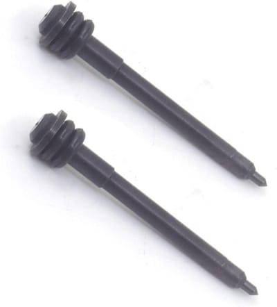 Pneumatische Graveerpen Tips - Air Scribe Onderdelen - Gedetailleerd Graveren - Precisie Tip - 2 Stuks - Zilverkleurig