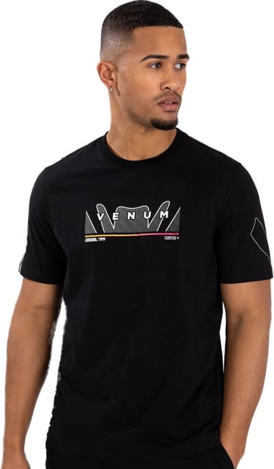 Venum T-shirt Snake Print Katoen Zwart - S