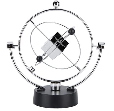 Dailygoody - Newton Pendulum - Magnetische Swing - Desk Decoratie - 24 cm - Kinetic Orbital Craft - Geschikt voor thuis en kantoor - Kleur #235