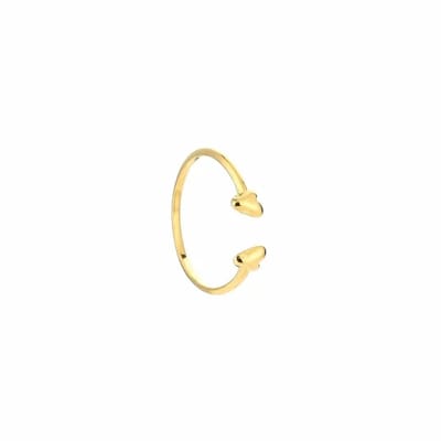 Bijoutheek Ring (Sieraad) twee tiny hearts Goud