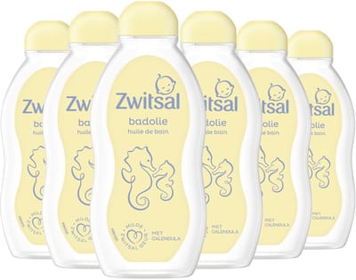 Zwitsal - Badolie - Baby - 6 x 200 ml