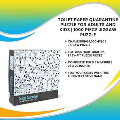 Leuke 1000 stukjes toiletpapier legpuzzel voor quarantinetijd