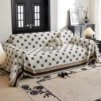 Bloem Sofa Mat Nordic Dubbelzijdig Beschikbaar Zachte Sofa Dekens Kamperen Picknick Vrije Tijd Sofa Beschermhoes Luxe 180x130cm