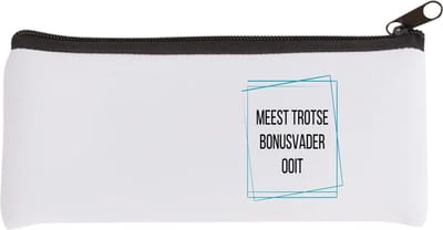 Akyol - meest trotse bonusvader ooit Etui - Papa - trotse bonusvader - vader cadeautjes - vaderdag - verjaardagscadeau - verjaardag - cadeau - geschenk - kado - gift - vader artikelen - 20 bij 9 cm