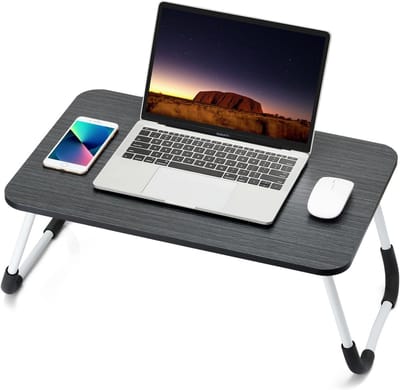 Ruxury Inklapbare Lapdesk voor Laptop, Tablet en Boeken - Zwart