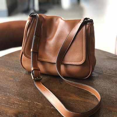 Eenvoudige Echt Lederen Dames Tas Vrije Tijd Veelzijdig Natuurlijk Echt Koeienhuid Effen Kleur Schouder- & Crossbody Tassen