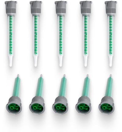 10 Stuks Mengnozzles voor 2-Componenten Lijm, Wegwerp Mengtips voor Evenredig Mengen, Ideaal voor Reparatie, Assemblage en DIY Projecten