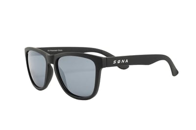 Søna | The Baseline | Back to Black - Zonnebril - Hardlopen - Sporten - Zwart
