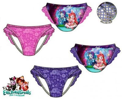 Enchantimals Meisjes zwembroek – Roze– Maat 98/104 (3-4 jaar)