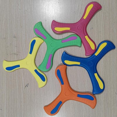 Jouets Interactifs Jeu Parent-Enfant Disque Volant Sport Extérieur pour Enfants Boomerang Souple EVA Bâtonnet Lancer Main Spinner