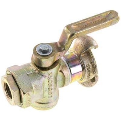 G 1/2'' Smoorventiel Klauwkoppeling DIN 3486 Gietijzer