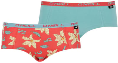 Dames ondergoed | Hipster | Beach flower | Merk: O’Neill | Kleur: Blauw | Maat: S t/m XL | 6 pack