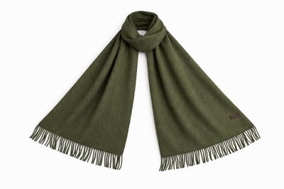 Premium Alpaca Wollen Sjaal – Ultra Zacht, Warm & Luxe - Olijfgroen