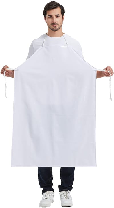 Dailygoods- Werk Schort Waterdicht - PVC - Unisex - Geschikt voor 160-180 cm - Duurzaam - Voor Voedselverwerking - Zacht en Elastisch