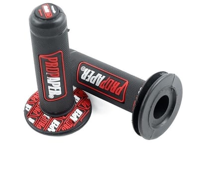 Dailygoody - Motorfiets Handvatten - Rubber Remhendels - Rood - Geschikt voor 7/8 Inch Handvat Diameter - Universele Montage - Voor Dirt Bikes