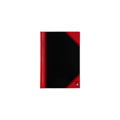 Notitieboek bantex zwart/rood a6 lijn 70gr 96vel | 144 stuks